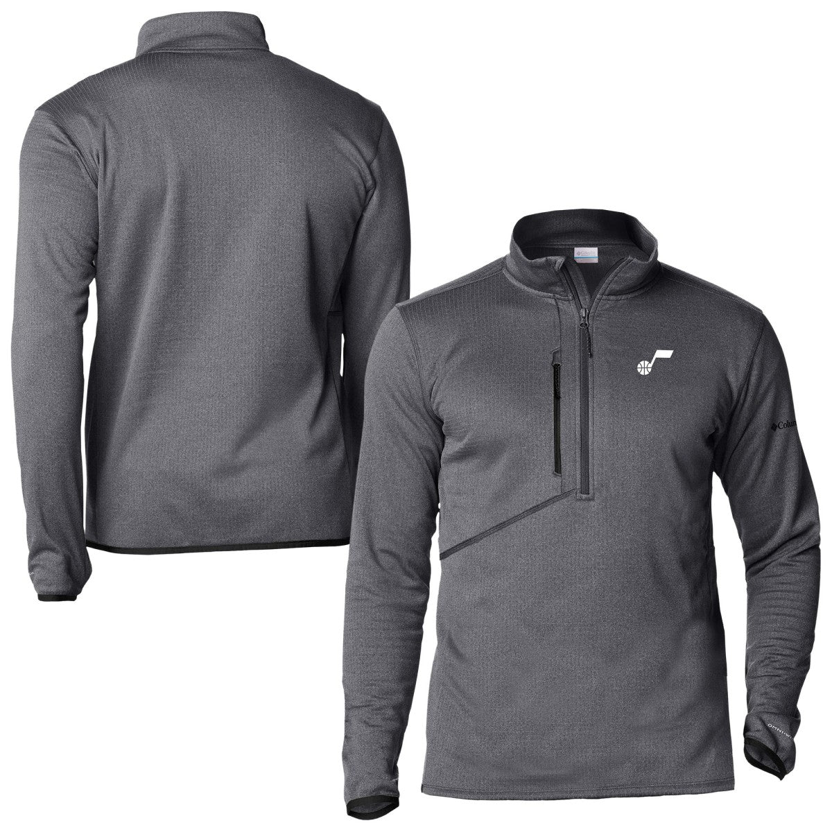 Utah Jazz Park View Fleece Half-Zip Top - Black cheap