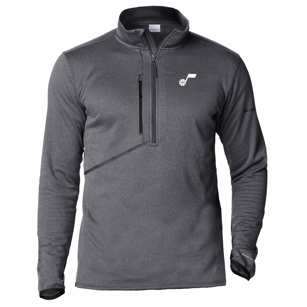 Utah Jazz Park View Fleece Half-Zip Top - Black cheap