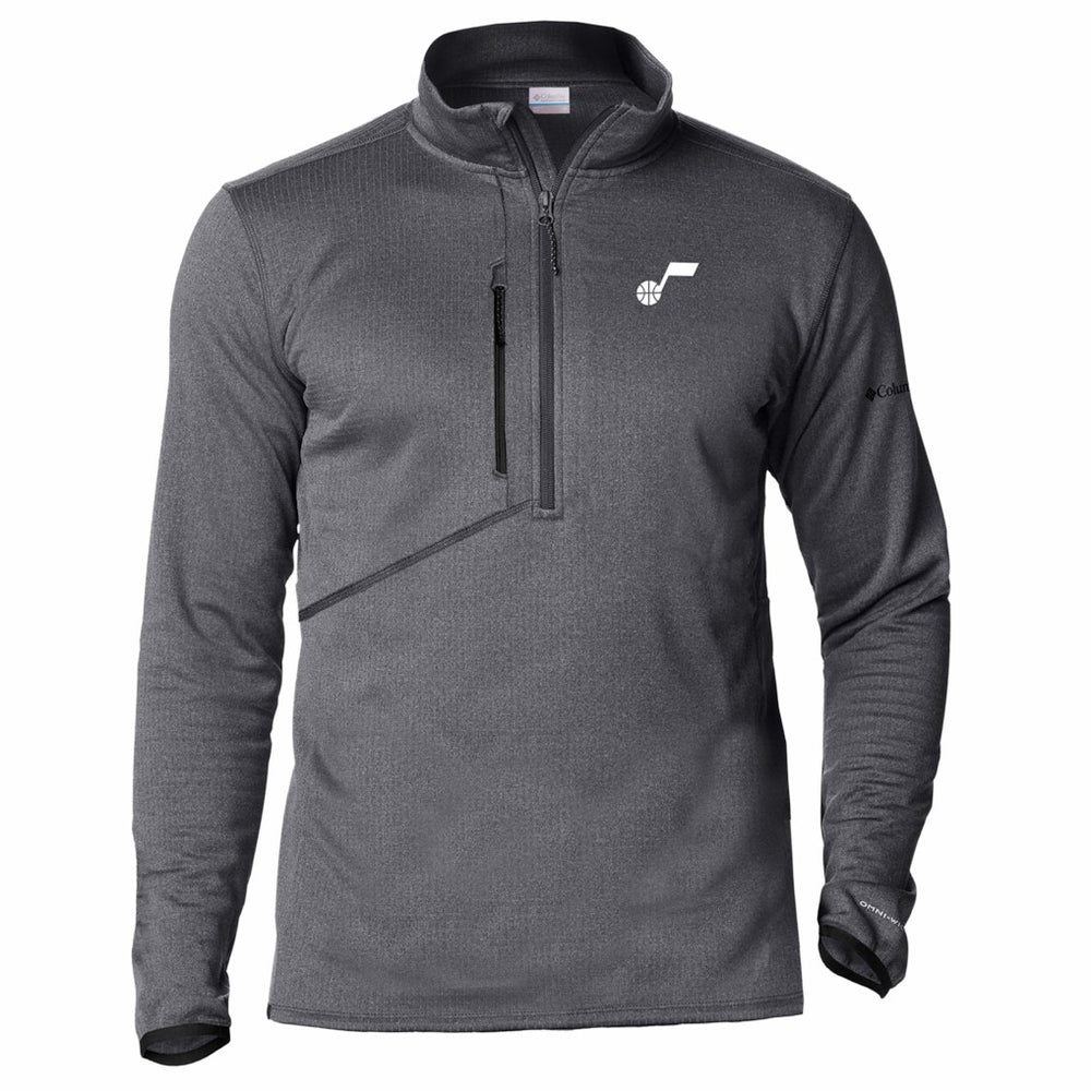 Utah Jazz Park View Fleece Half-Zip Top - Black cheap