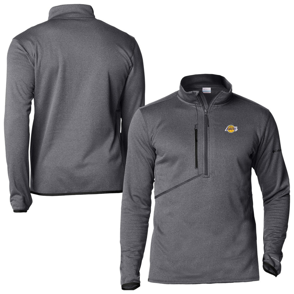 Los Angeles Lakers Park View Fleece Half-Zip Top - Black on sale