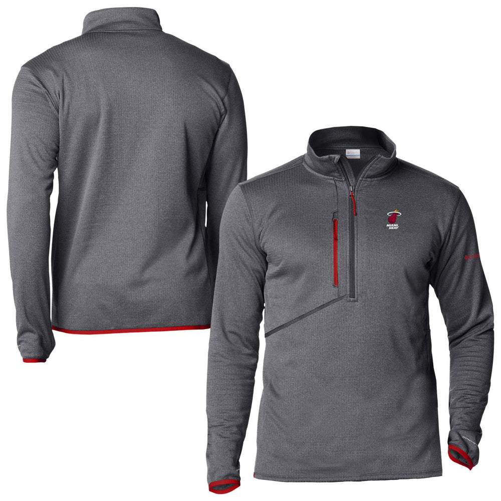 Miami Heat Park View Fleece Half-Zip Top - Red cheap