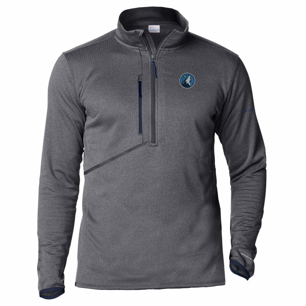 Minnesota Timberwolves Park View Fleece Half-Zip Top - Navy for sale