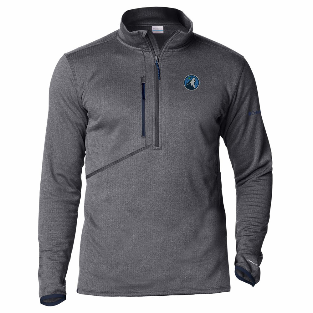 Minnesota Timberwolves Park View Fleece Half-Zip Top - Navy for sale