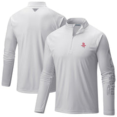 Houston Rockets PFG Terminal Tackle Quarter-Zip Top sale - White online