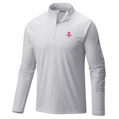 Houston Rockets PFG Terminal Tackle Quarter-Zip Top sale - White online