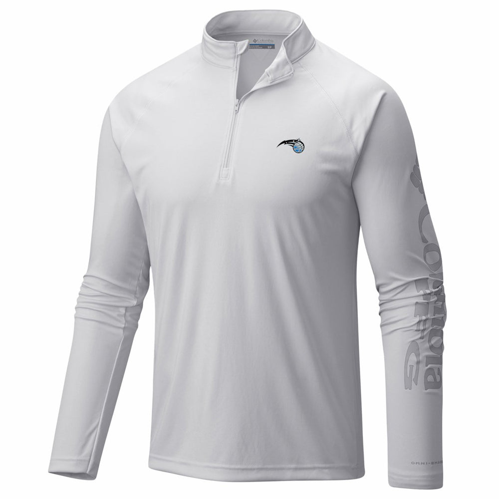 Orlando Magic PFG Terminal Tackle Quarter-Zip Top - White discount