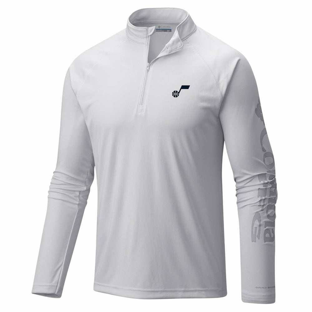 Utah Jazz PFG Terminal Tackle Quarter-Zip Top - White outlet