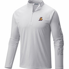 Los Angeles Lakers PFG Terminal Tackle Quarter-Zip Top - White discount