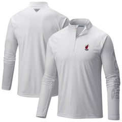 Miami Heat PFG Terminal Tackle Quarter-Zip Top - White for sale