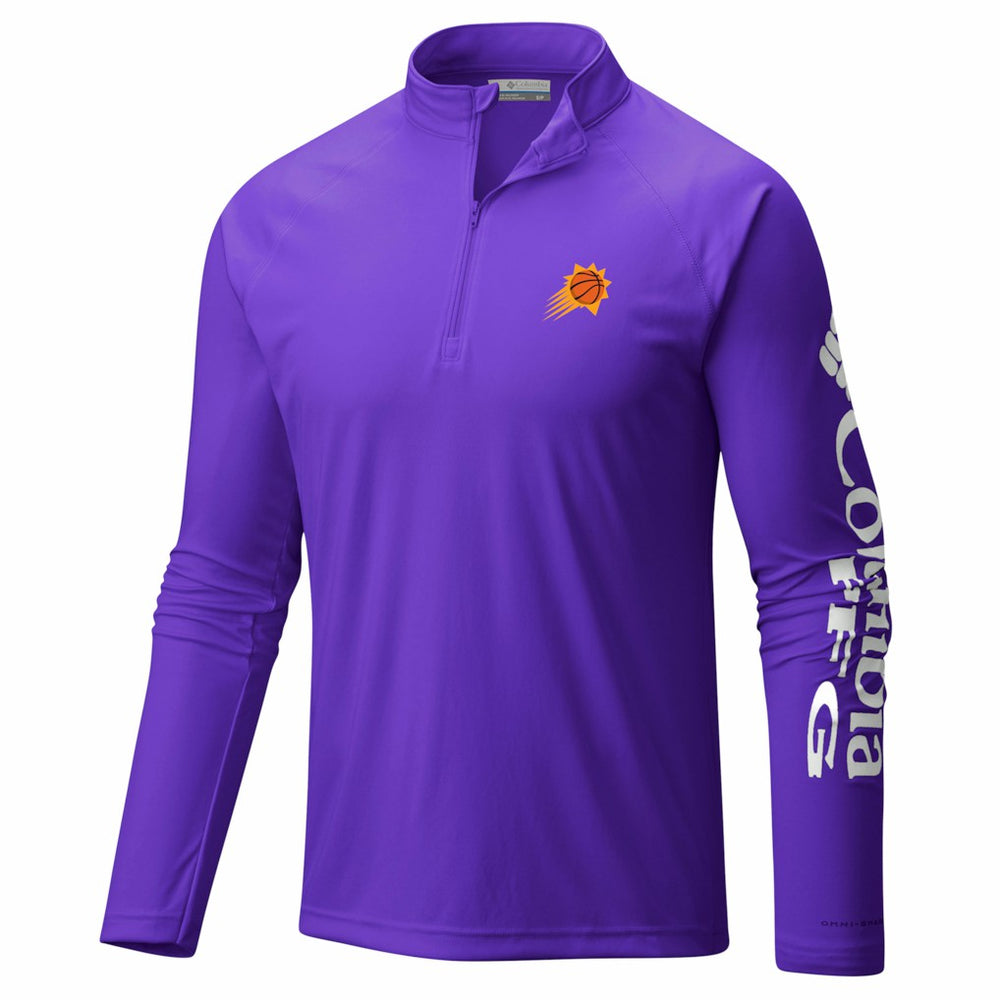 Phoenix Suns PFG Terminal Tackle Quarter-Zip Top - Purple on sale