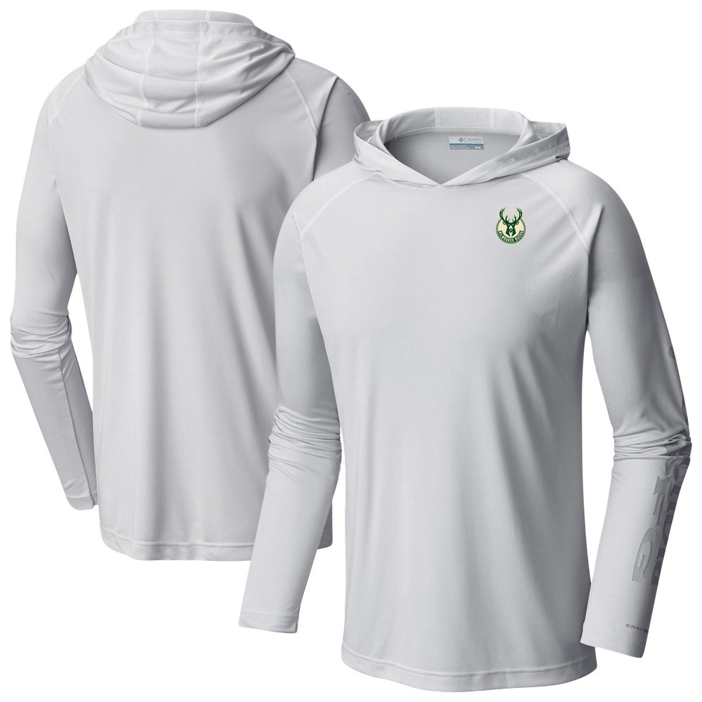 Milwaukee Bucks PFG Super Terminal Tackle Hoodie - White sale