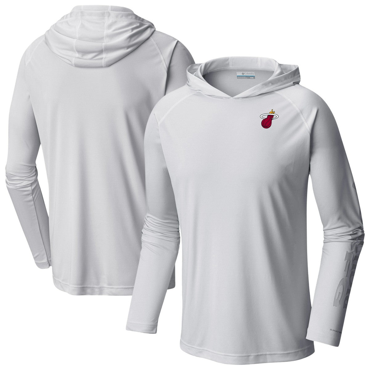 Miami Heat PFG Super Terminal Tackle Hoodie - White shop