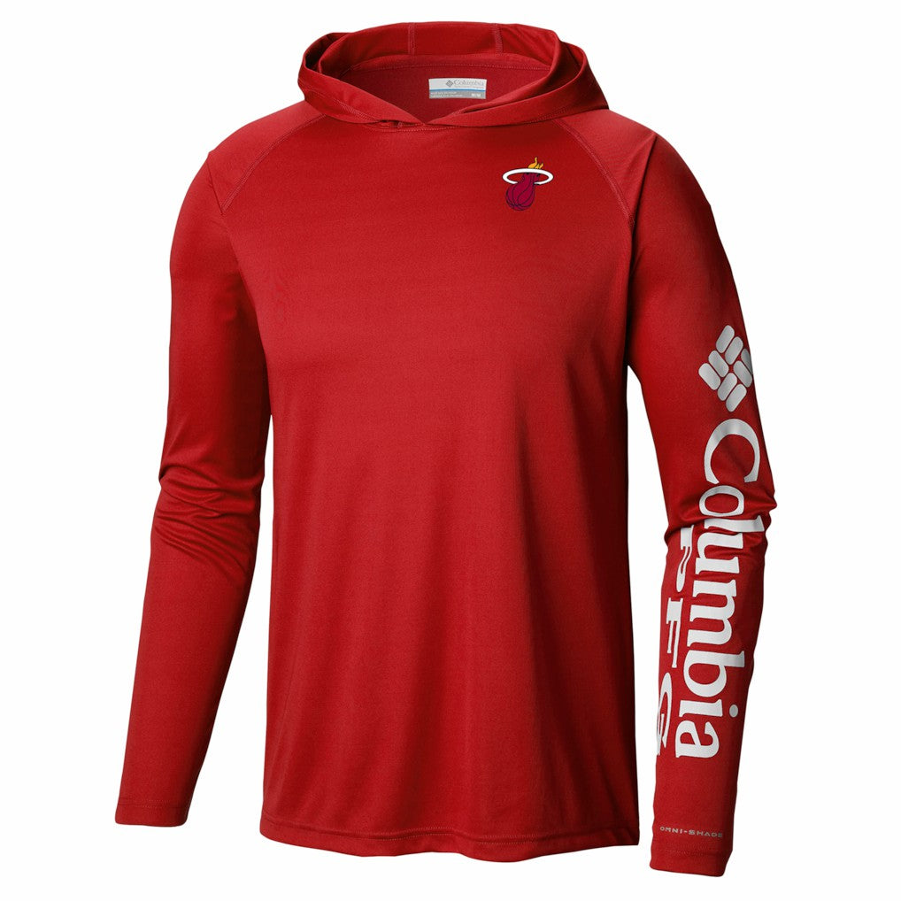 Miami Heat PFG Super Terminal Tackle Hoodie - Red shop