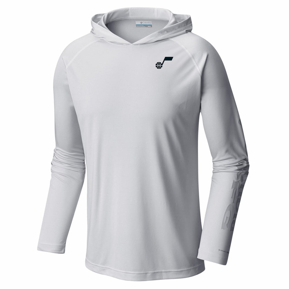 Utah Jazz PFG Super Terminal Tackle Hoodie - White shop