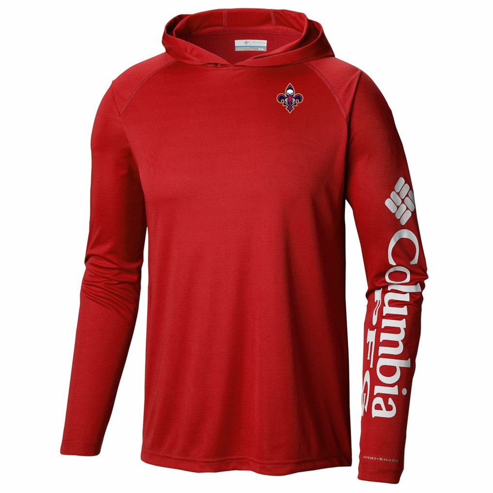 New Orleans Pelicans PFG Super Terminal Tackle Hoodie - Red online