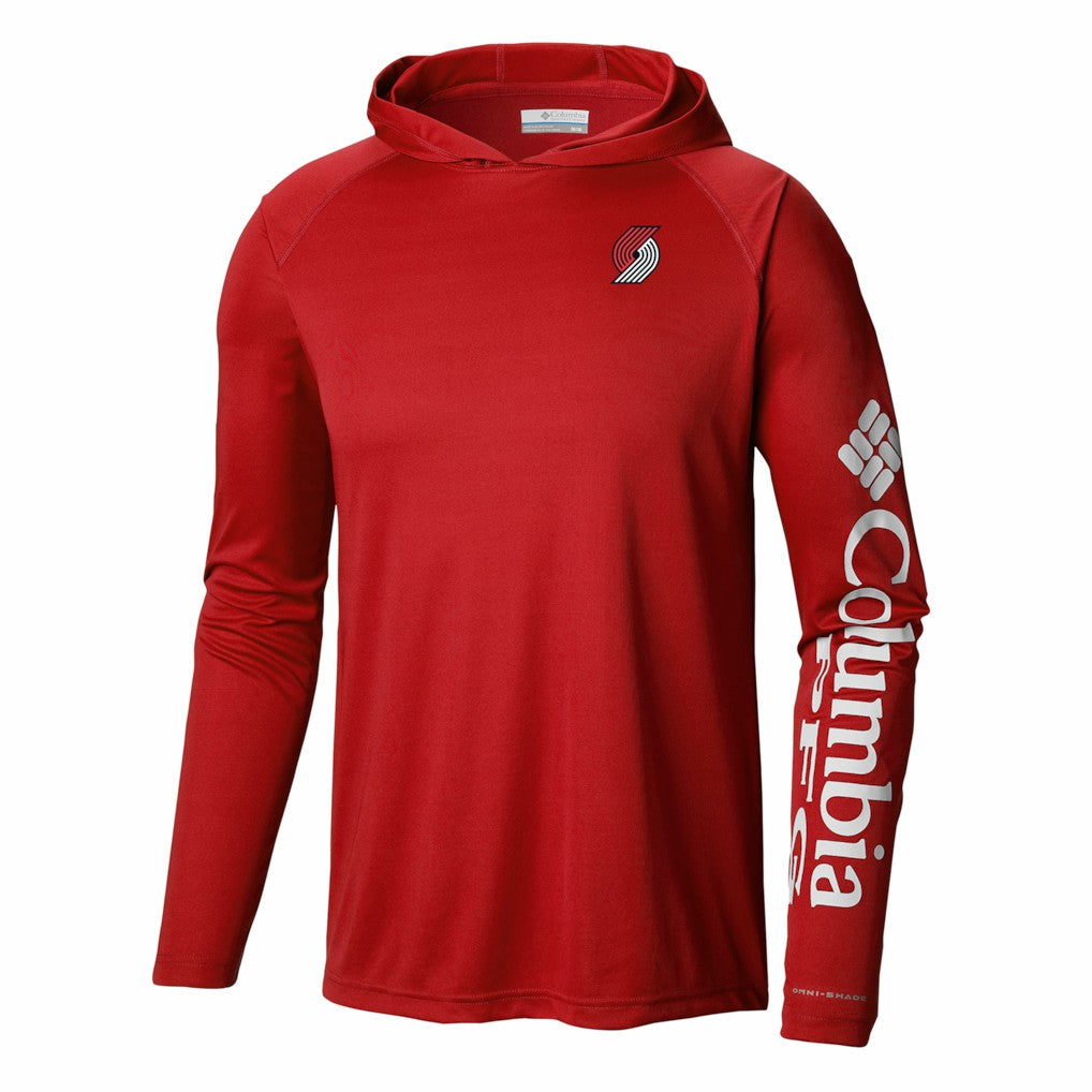Portland Trail Blazers PFG Super Terminal Tackle Hoodie - Red discount