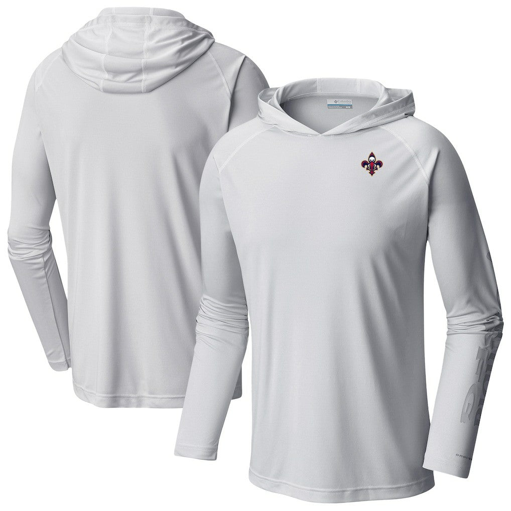New Orleans Pelicans PFG Super Terminal Tackle Hoodie - White cheap