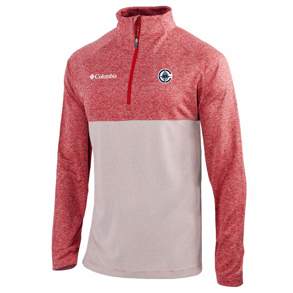 LA Clippers Omni-Wick Rockin' It Quarter-Zip Top - Red outlet