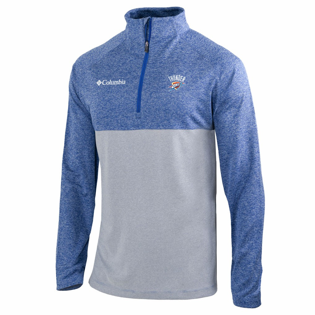 Oklahoma City Thunder Omni-Wick Rockin' It Quarter-Zip Top - Blue online