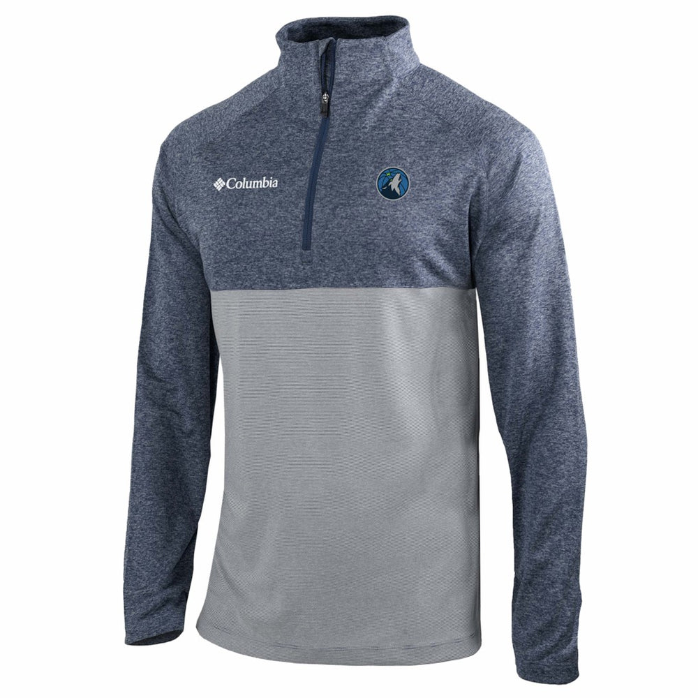 Minnesota Timberwolves Omni-Wick Rockin' It Quarter-Zip Top - Navy on sale