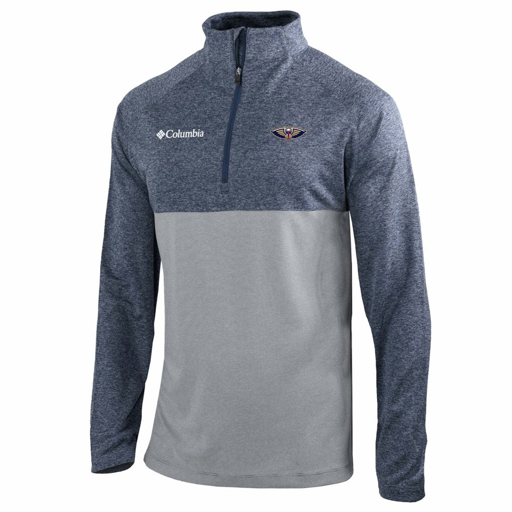 New Orleans Pelicans Omni-Wick Rockin' It Quarter-Zip Top - Navy sale