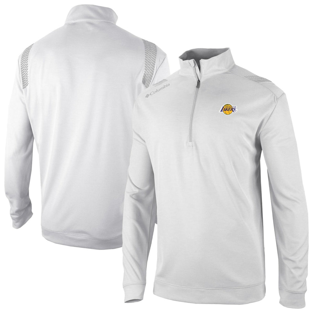 Los Angeles Lakers Oakland Downs Omni-Wick Quarter-Zip Top - White outlet