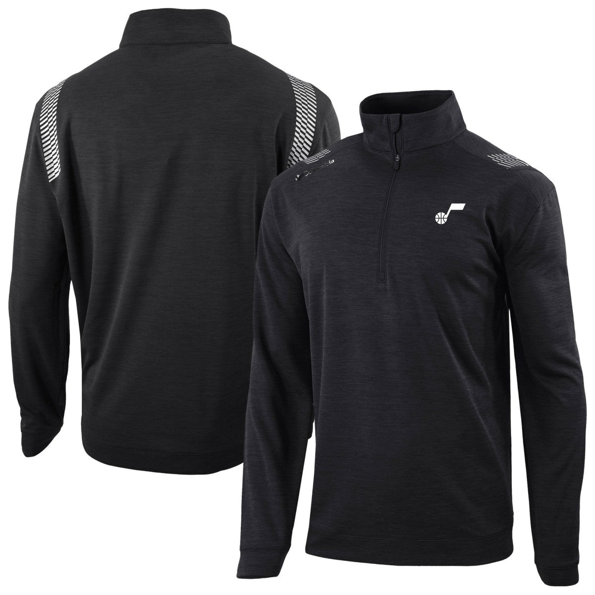 Utah Jazz Oakland Downs Omni-Wick Quarter-Zip Top - Black on sale