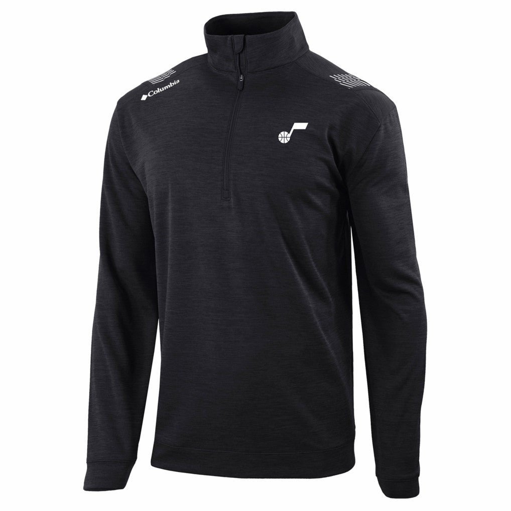 Utah Jazz Oakland Downs Omni-Wick Quarter-Zip Top - Black on sale