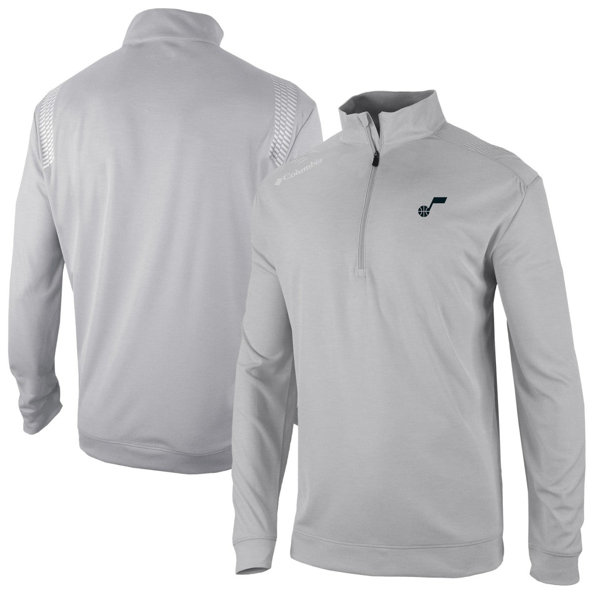 Utah Jazz Oakland Downs Omni-Wick Quarter-Zip Top - Gray cheap