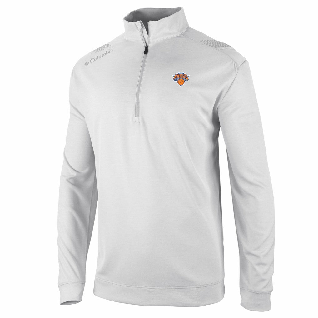 New York Knicks Oakland Downs Omni-Wick Quarter-Zip Top - White cheap