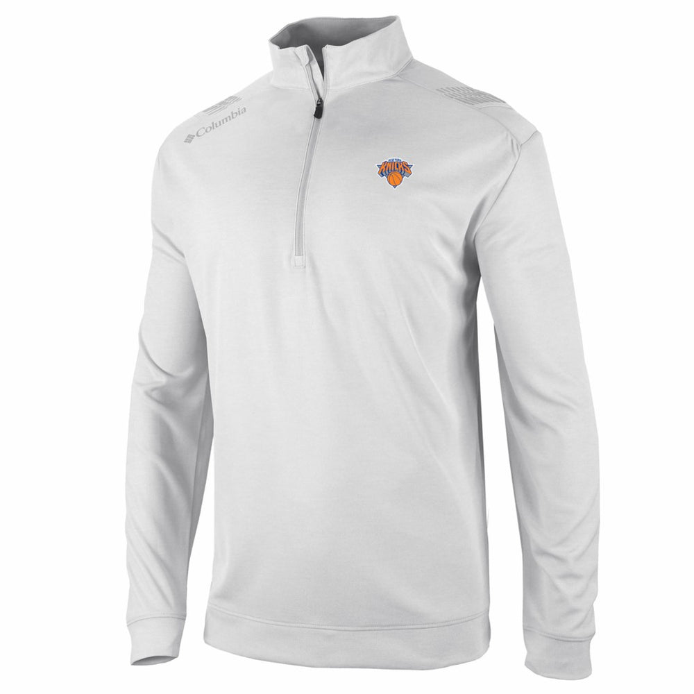New York Knicks Oakland Downs Omni-Wick Quarter-Zip Top - White cheap