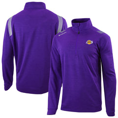 Los Angeles Lakers Oakland Downs Omni-Wick Quarter-Zip Top - Purple outlet