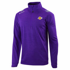 Los Angeles Lakers Oakland Downs Omni-Wick Quarter-Zip Top - Purple outlet