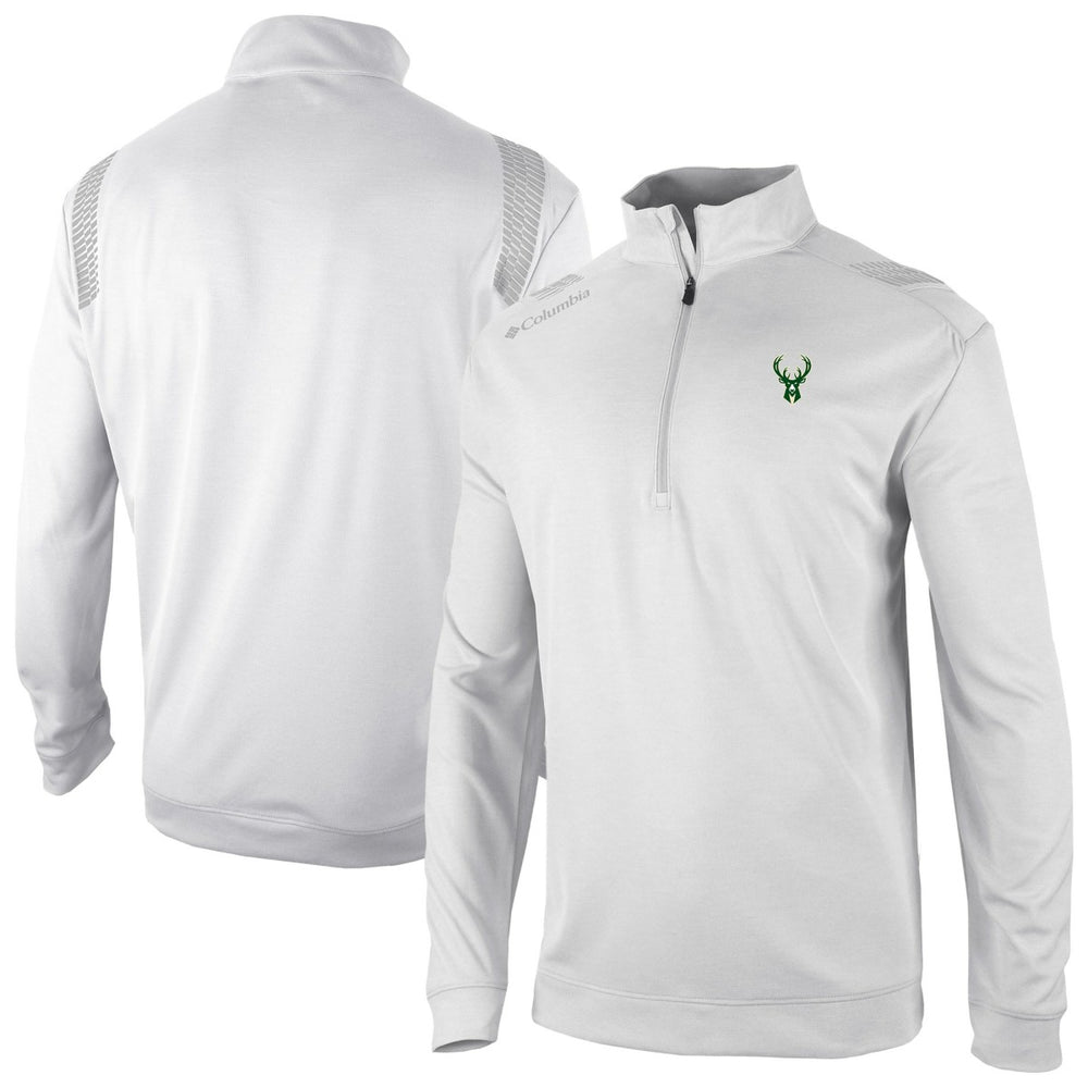 Milwaukee Bucks Oakland Downs Omni-Wick Quarter-Zip Top - White discount