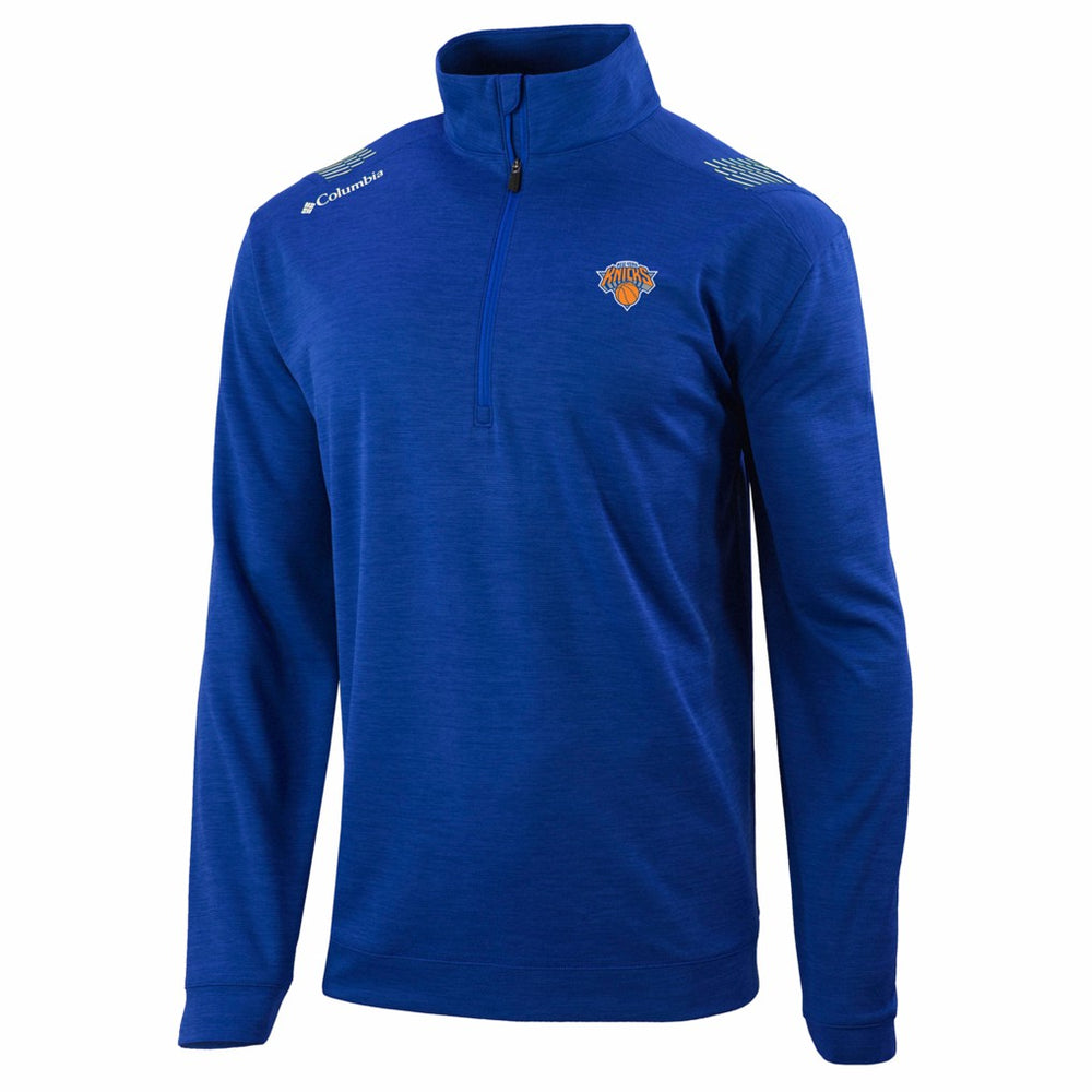 New York Knicks Oakland Downs Omni-Wick Quarter-Zip Top - Blue sale
