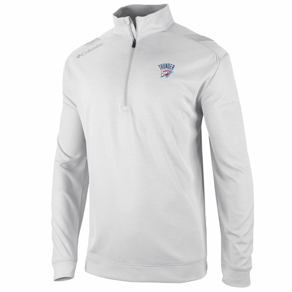 Oklahoma City Thunder Oakland Downs Omni-Wick Quarter-Zip Top - White shop
