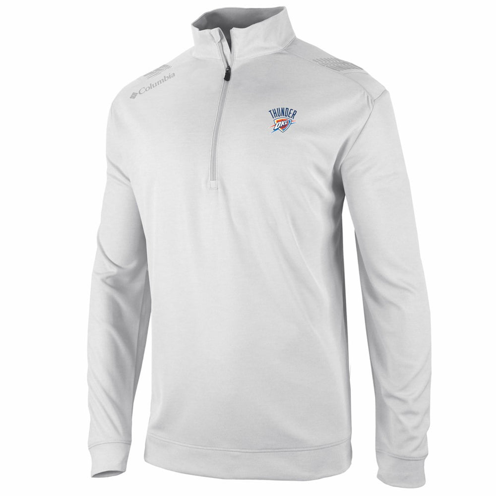 Oklahoma City Thunder Oakland Downs Omni-Wick Quarter-Zip Top - White shop