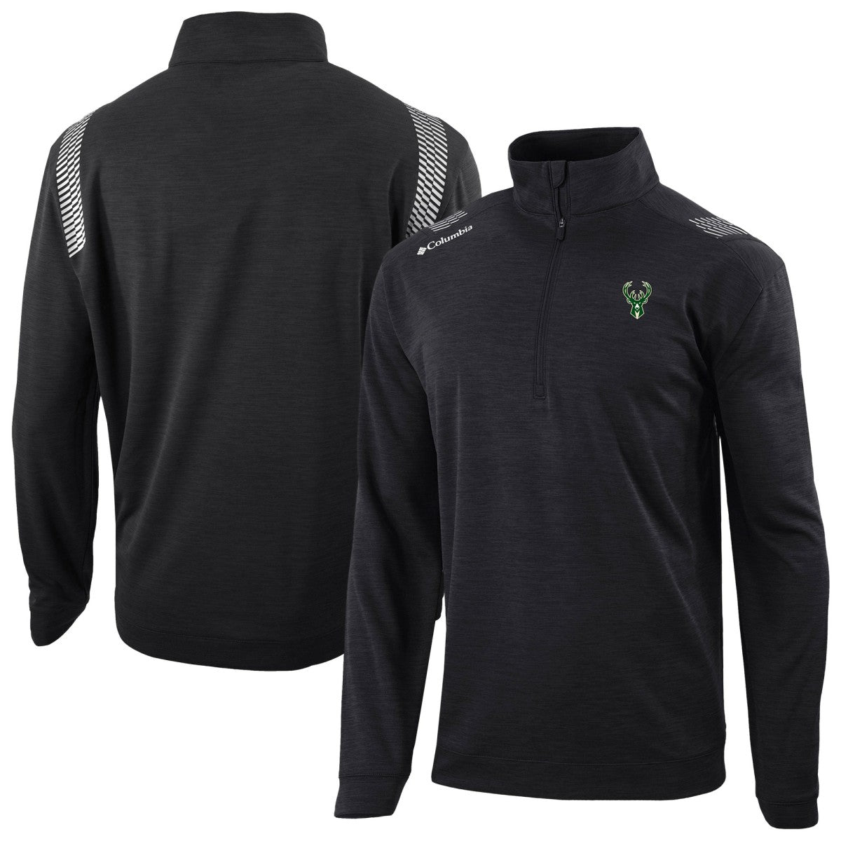 Milwaukee Bucks Oakland Downs Omni-Wick Quarter-Zip Top - Black cheap