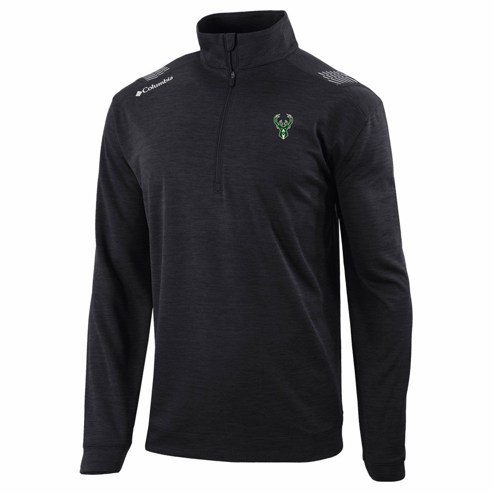 Milwaukee Bucks Oakland Downs Omni-Wick Quarter-Zip Top - Black cheap