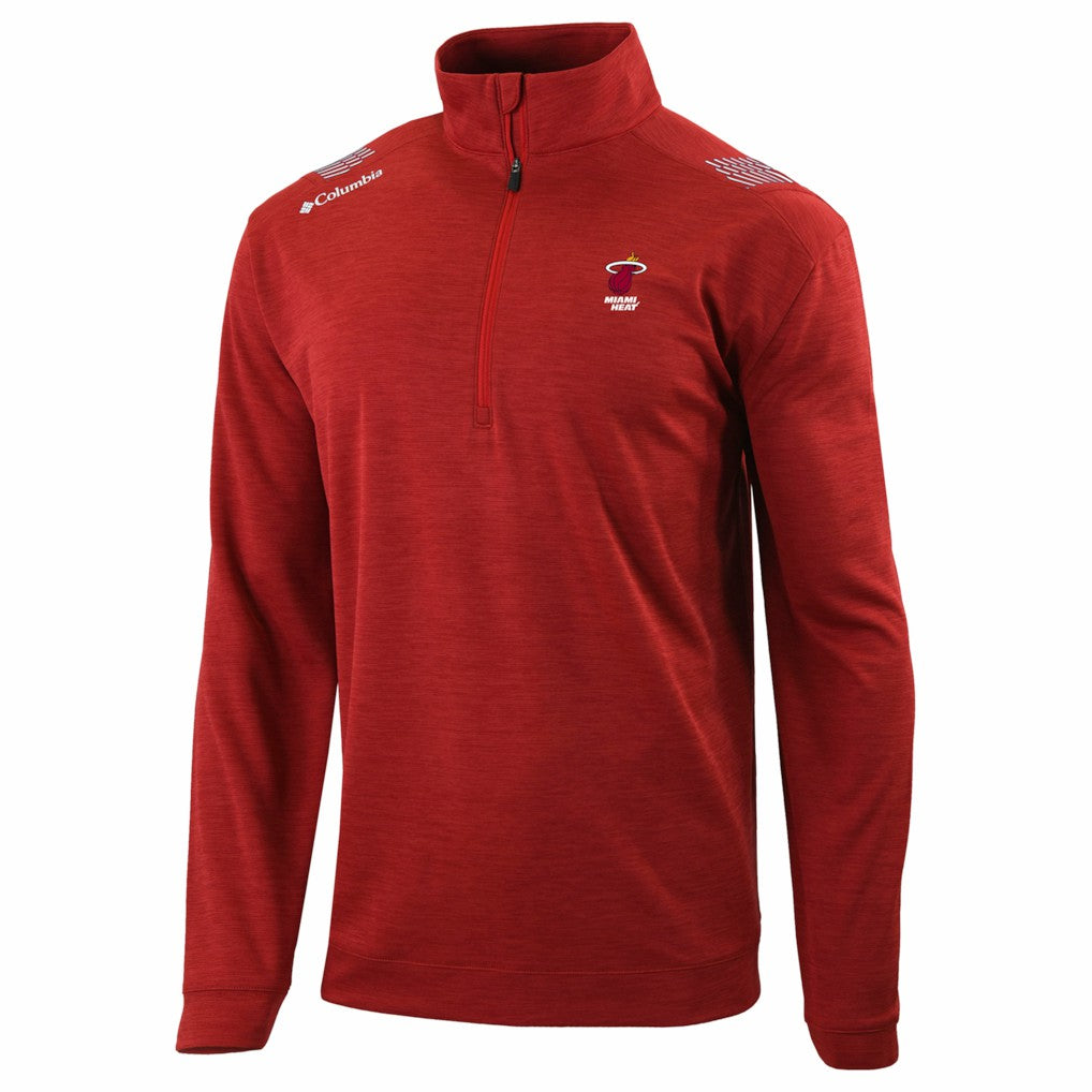 Miami Heat Oakland Downs Omni-Wick Quarter-Zip Top - Red outlet
