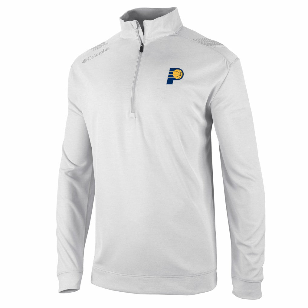 Indiana Pacers Oakland Downs Omni-Wick Quarter-Zip Top - White sale