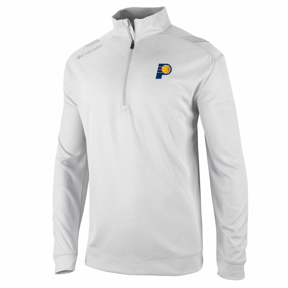 Indiana Pacers Oakland Downs Omni-Wick Quarter-Zip Top - White sale