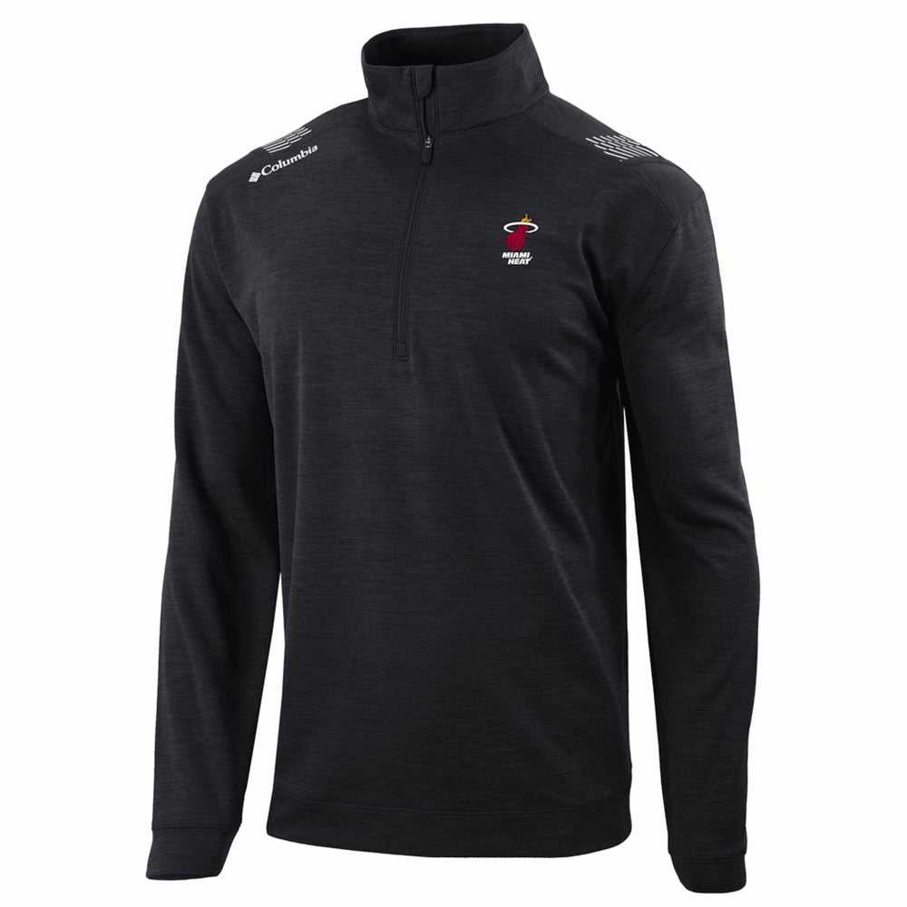 Miami Heat Oakland Downs Omni-Wick Quarter-Zip Top - Black on sale