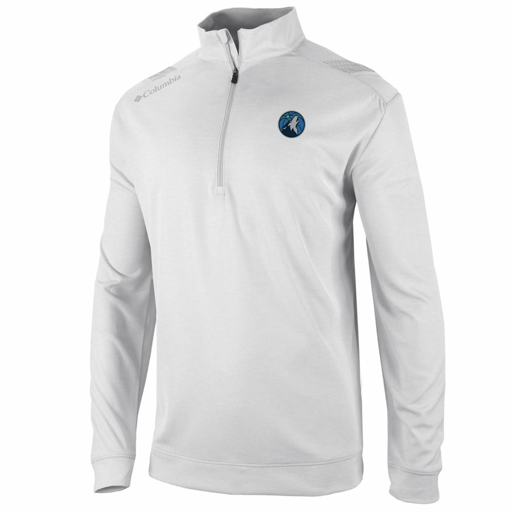 Minnesota Timberwolves Oakland Downs Omni-Wick Quarter-Zip Top - White shop