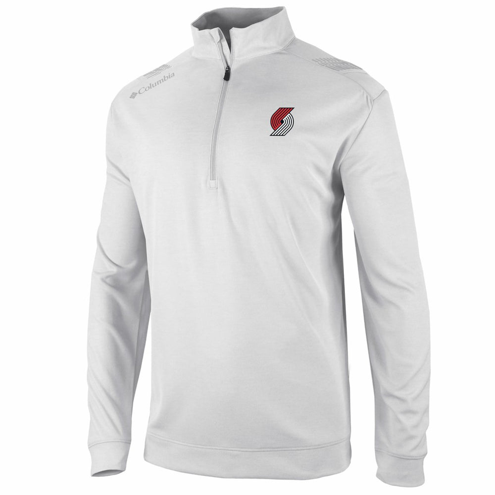 Portland Trail Blazers Oakland Downs Omni-Wick Quarter-Zip Top - White cheap