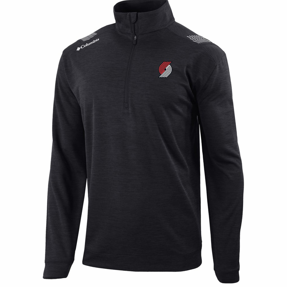 Portland Trail Blazers Oakland Downs Omni-Wick Quarter-Zip Top - Black cheap