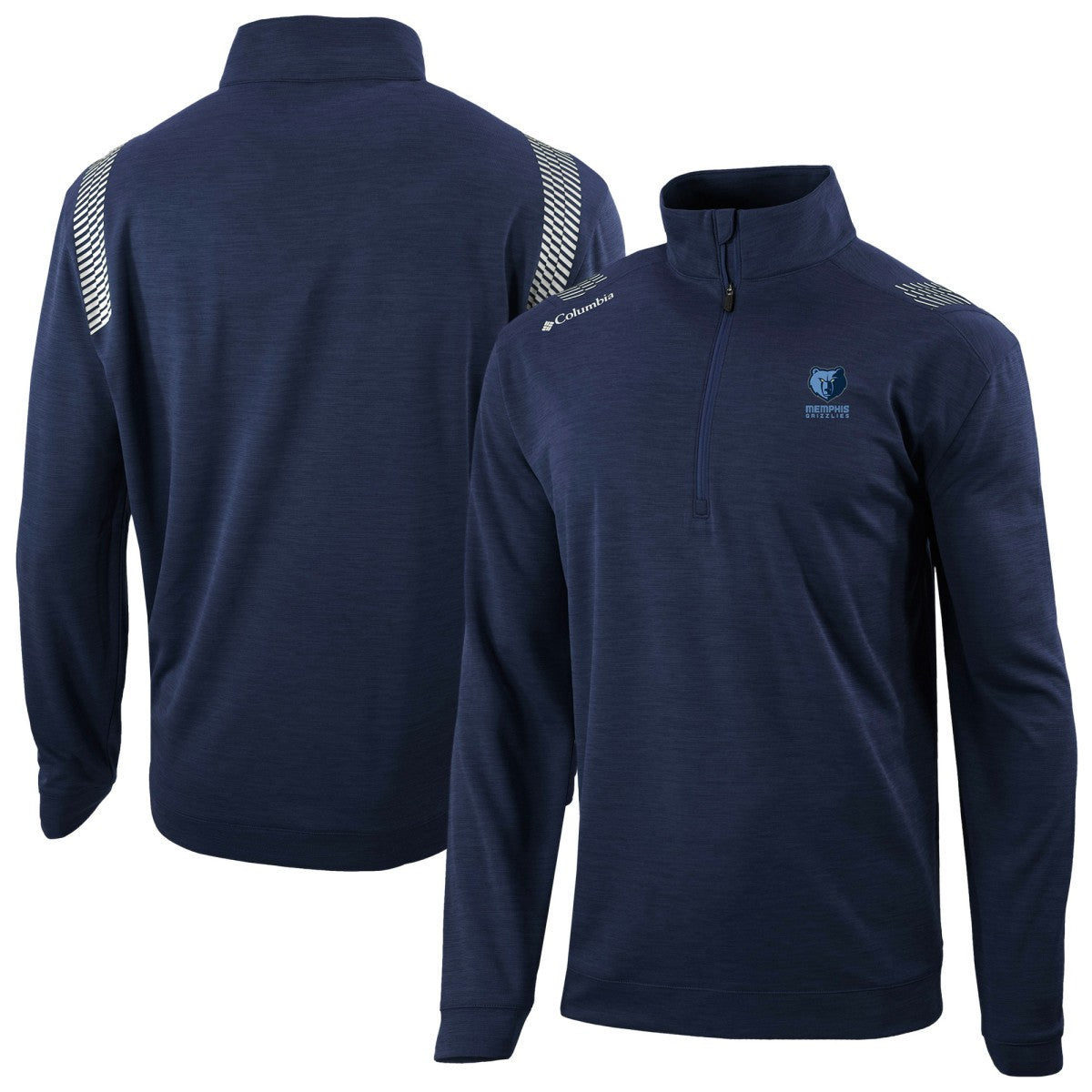 Memphis Grizzlies Oakland Downs Omni-Wick Quarter-Zip Top - Navy cheap