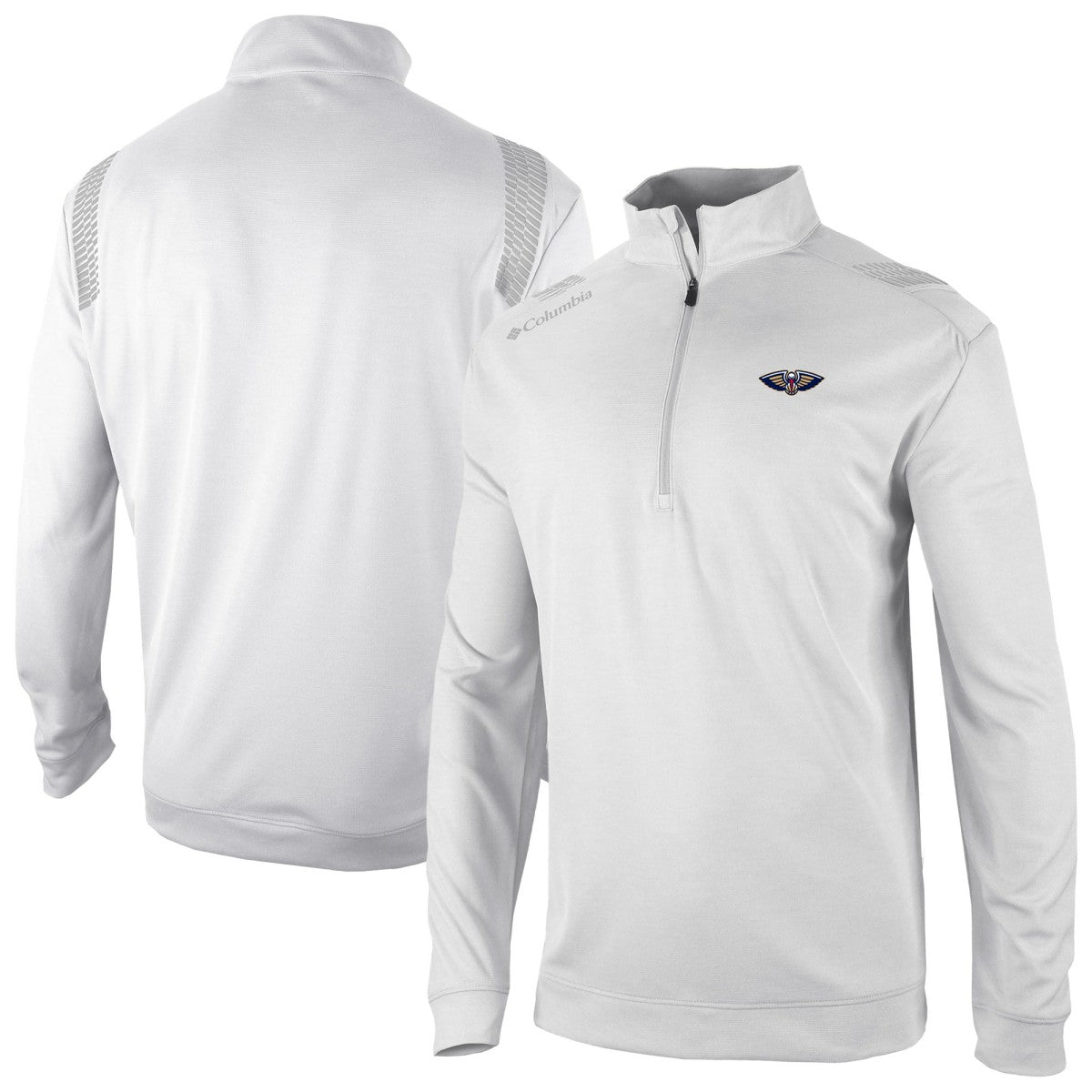 New Orleans Pelicans Oakland Downs Omni-Wick Quarter-Zip Top - White for sale