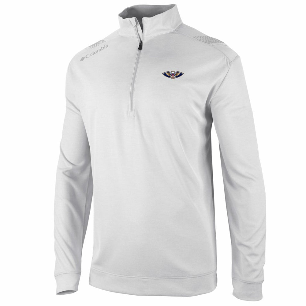 New Orleans Pelicans Oakland Downs Omni-Wick Quarter-Zip Top - White for sale