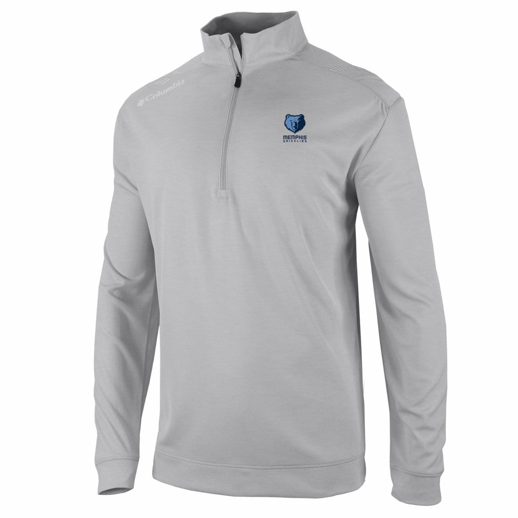 Memphis Grizzlies Oakland Downs Omni-Wick Quarter-Zip Top - Gray shop